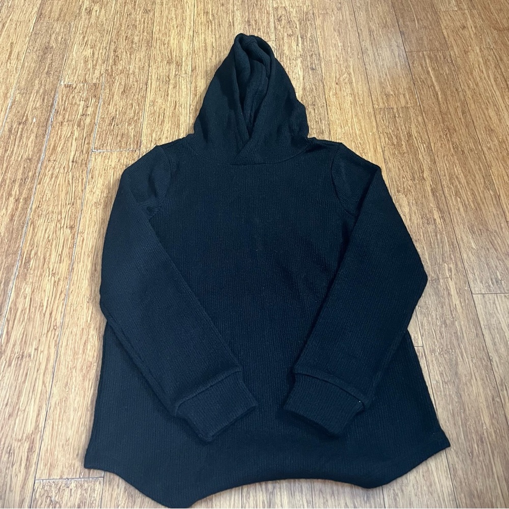 LOFT Women’s Classic Black Sweater With a Hoodie